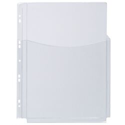Q-Connect Koszulki na katalogi PVC, 3/4A4, krystal, 180mikr., 5szt.