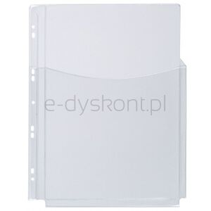 Q-Connect Koszulki na katalogi PVC, 3/4A4, krystal, 180mikr., 5szt.