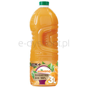 Wosana Sok Mandarynka 100% 3L