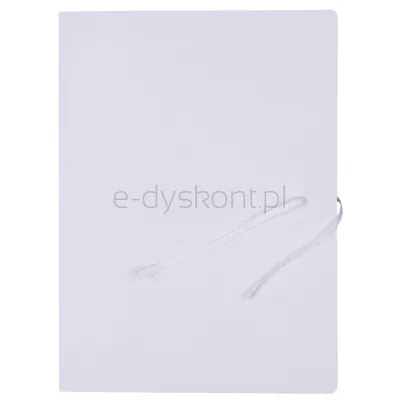 Office Products Teczka Wiązana Budget Pro, Karton, Biała Wewn., A4, 250Gsm, 3-Skrz., Biała