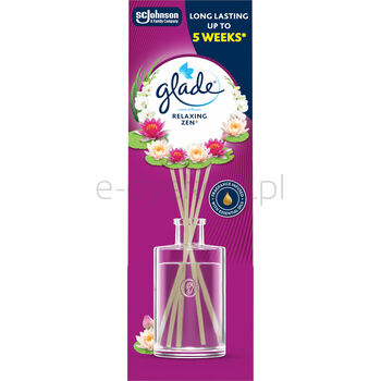 Glade Reed Diffuser - Relaxing Zen™, Odświeżacz Powietrza Pachnące Patyczki 50Ml