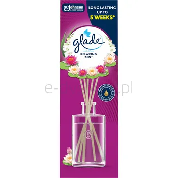 Glade® Reed Diffuser - Relaxing Zen™, Odświeżacz Powietrza Pachnące Patyczki 50Ml