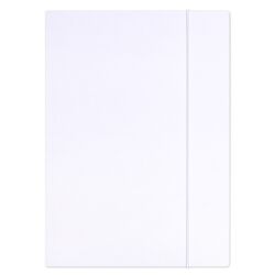 Office Products Teczka Z Gumką Premium, Karton, A4, 350Gsm, 3-Skrz., Biała