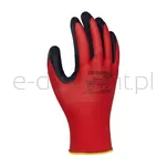 Donau Rękawice Safety Super Latex, Kat. Ii, Rozm. 8, Czerwone - 2