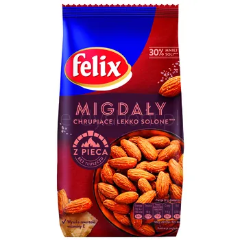 Felix Migdały z pieca solone 180 g