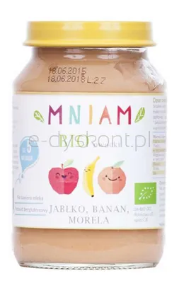 Am-Am Mniam Deser Jabłko-Banan-Morela Od 5 Miesiąca Bio 190 G 