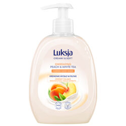 Luksja Creamy  Soft Kremowe Mydło W Płynie Brzoskwinia I Biała Herbata 500 Ml