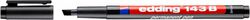 Edding Foliopis permanentny e-143 B  1-3mm czarny