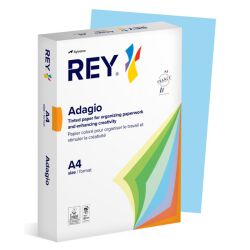 Rey Adagio Papier Ksero A4, 80Gsm, 48 J.Niebieski Vive/Bright *Ryada080X421 R200, 500 Ark. 