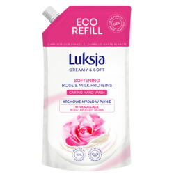 Luksja Kremowe Mydło W Płynie róża, zapas 400ml