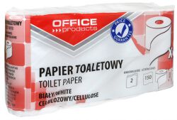 Office Products Papier Toaletowy Celulozowy 2-Warstwowy, 150 Listków, 15M, 8Szt., Biały
