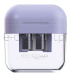 Keyroad Temperówka plastikowa Jelly Gel, podwójna, blister, transparentna - 4