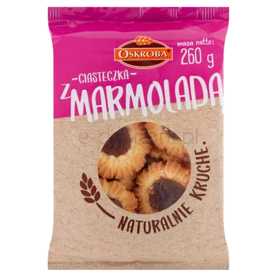 Oskroba Ciasteczka Kruche Z Marmoladą 260G 