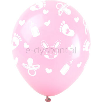 Balony Baby Shower - Dziewczynka (5 Szt.)