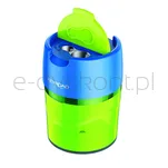 Temperówka metalowa KEYROAD Robby, podwójna, z pojemnikiem, blister, mix kolorów - 2
