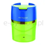 Temperówka metalowa KEYROAD Robby, podwójna, z pojemnikiem, blister, mix kolorów - 3