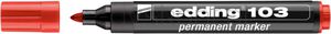 Edding Marker permanentny e-103 czerwony