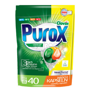 Kapsułki żelowe do prania Purox Universal 40 szt.