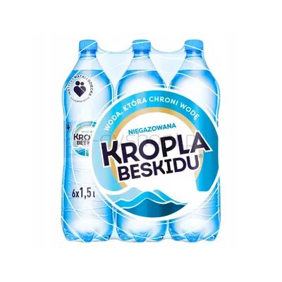 KROPLA BESKIDU niegazowana 1,5l (w tym +0,50 zł/szt. zwrotnej kaucji)
