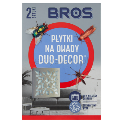 Bros Płytka Na Owady Duo-Decor 2Szt