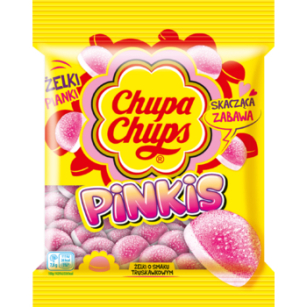 Żelki Chupa Chups Pinkis o smaku truskawkowym 90g