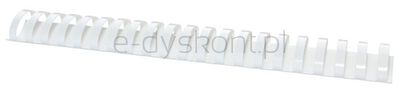 Grzbiety do bindowania OFFICE PRODUCTS, A4, 38mm (350 kartek), 50 szt., białe