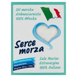 Sól Morska Cuor Di Mare Niejodowana Drobna Zielona 1Kg