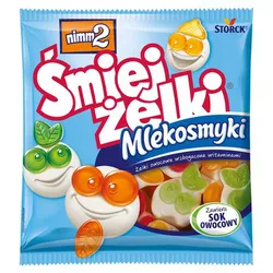 Żelki Nimm2 Śmiejżelki Mlekosmyki 90 G Storck