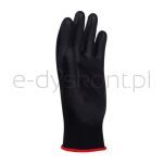 Donau Rękawice Safety Pu Black, Kat. Ii, Rozm. 6, Czarne - 3