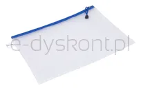 Donau Torebka Zipper Bag, A4, 343x246 mm, EVA, z suwakiem, niebieska - 2