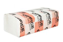Office Products Ręczniki Składane Zz Celulozowe 2-Warstwowe, 3000 Listków, 20Szt., Białe