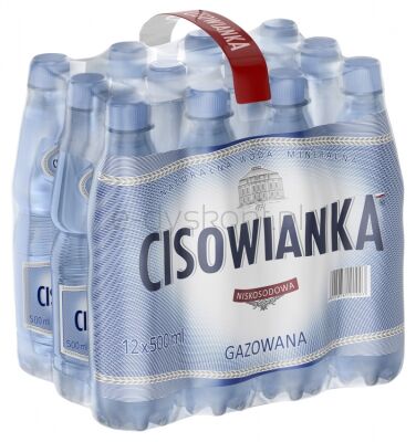 Cisowianka Woda Mineralna Gazowana 500ML  SK