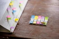 Post-It Zakładki indeksujące (683-5CB), PP, 11,9x43,1mm, 5x20 kart., mix kolorów  - 6