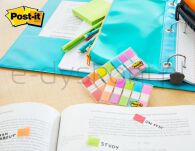 Post-It Zakładki indeksujące (683-5CB), PP, 11,9x43,1mm, 5x20 kart., mix kolorów  - 7