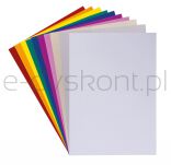 Zeszyt papierów kolorowych błyszczących Gimboo, A5, 10 kartek, 80gsm, mix kolorów - 12