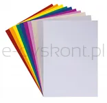 Zeszyt papierów kolorowych błyszczących Gimboo, A5, 10 kartek, 80gsm, mix kolorów - 12