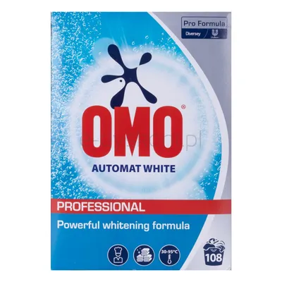 Proszek Do Prania Omo Diversey, 108 Prań, Biel, 5,4Kg