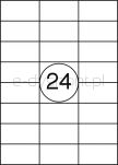 Office Product Etykiety 64,6x33,8mm, białe, 100 ark.  - 2
