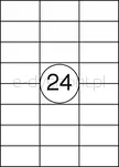 Office Product Etykiety 64,6x33,8mm, białe, 100 ark.  - 2