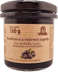 Vitapol Konfitura Z Czarnej Jagody Słodzona Erytrytolem B/C 160G