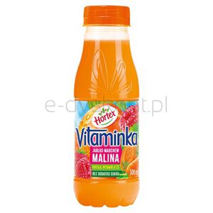 Hortex Vitaminka Malina Marchewka Jabłko Sok Butelka Apet 300 Ml