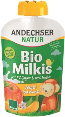 Deser Jogurtowy Jabłko-Banan Bio 100 G