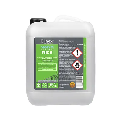 Clinex Preparat Nano Protect Silver Nice, do dezynfekcji układów klimatyzacji i wentylacji, 5l