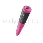 Keyroad Temperówka plastikowa z gumką Keyroad, średnica: 8mm, Wkład, blister - 4