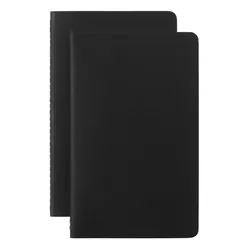 Zestaw 2 zeszytów MOLESKINE Smart Cahier, L, 13x21cm, w linie, czarny