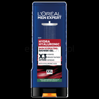 L'Oréal Paris Men Expert Hydra Hyaluronic Nawilżający Żel Pod Prysznic , 400 Ml