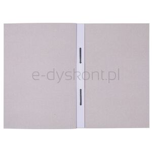 Skoroszyt OFFICE PRODUCTS Budget, karton, z oczkiem, nadruk, 1/1, A4, 250gsm, biały