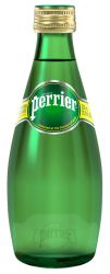 Perrier Woda mocny gaz, butelka szklana, 0,33l