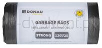 Donau Home Worki na śmieci mocne (LDPE), 120l, 25 szt., czarne - 2