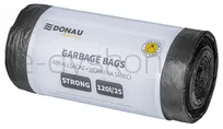 Worki na śmieci DONAU HOME, mocne (LDPE), 120l, 25 szt., czarne - 3